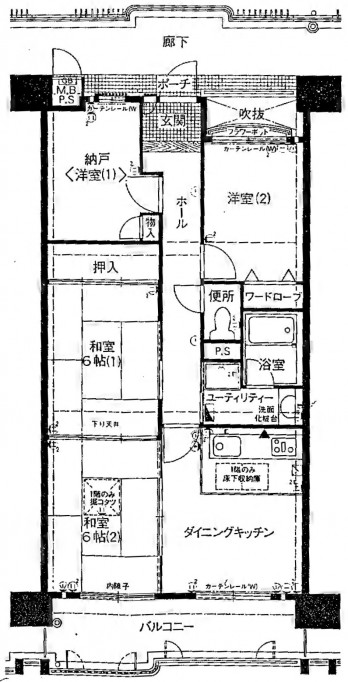 シャトーサンパークスクエア　図面